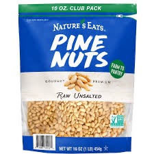 PINE NUTS UNSALTED NATURE EATS 16 Z