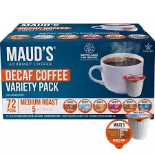 MAUD DECAF VARIETY PACK KCUP 72'S