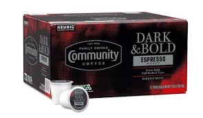 COMMUNITY COFFEE DARK BOLD ESPRESSO KCUPS 72'S