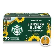 STARBUCKS SUNSERA BLEND KCUPS 72'S