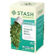 MINT BLEND ORGANIC STASH TEA 6/16'S