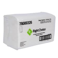 DINNER NAPKIN RIGHT CHOICE 20/150'S