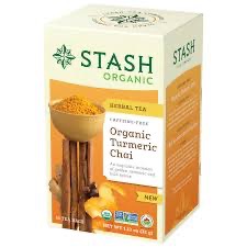 TUMERIC CHAI ORGANIC STASH TEA 6/16'S
