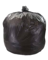 TRASH BAG BLACK 24X24 10 GALLON 20/50'S
