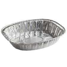 OVAL ALUMINUM CONTAINER 100'S