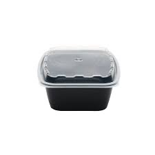 8Z REUSABLE RECTANGLE CONTAINER AND LID 150'S