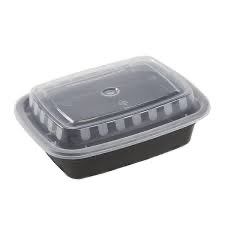 12 Z REUSABLE RECTANGLE CONTAINER AND LID 150'S