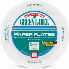 PAPER PLATE 9" 10/100'S