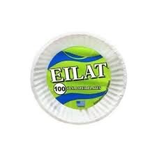 PAPER PLATE 6" EILAT 10/100'S