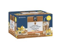MEMBER'S MARK CARAMEL VANILLA CREAM COFFEE KCUP 60'S