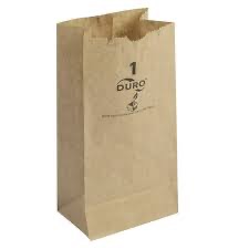 PAPER BAG DURO 1# NATURAL 500'S