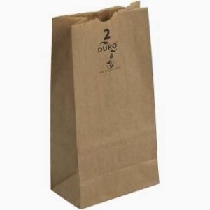 PAPER BAG DURO 2# NATURAL 500'S