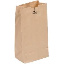 PAPER BAG DURO 6# NATURAL 500'S
