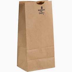 PAPER BAG DURO 8# NATURAL 500'S