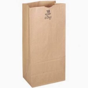 PAPER BAG DURO 10# NATURAL 500'S