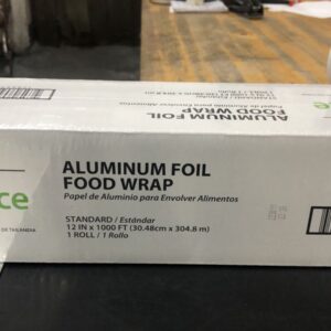 ALUMINIUM FOIL ROLL STANDARD DUTY SYSCO RELIANCE 12/1000'