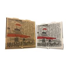 PIZZA BOX WHITE 16" 50'S