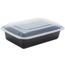 REUSABLE RECTANGLE CONTAINER/LID 38Z 150'S