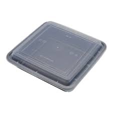 REUSABLE SQUARE CONTAINER/LID 48Z 150'S
