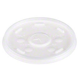 EMPRESS LID FOR COLD PAPER CUP W/SLOT FOR 12-22 Z 10/100'S