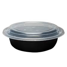 REUSABLE ROUND CONTAINER/LID 32 Z 150'S