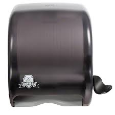 EMPRESS DISPENSER FOR HARDBOUND TOWEL W/LEVER BLACK 1'S