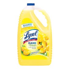 LYSOL LIQUID DISINFECTANT LEMON 4/144 Z