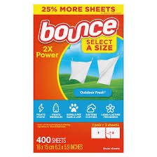BOUNCE FABRIC SOFTENER 9/400'S
