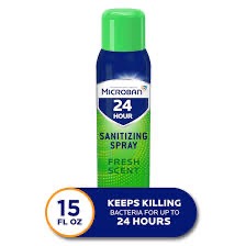 MICROBAN DISINFECTANT SPRAY 6/15 Z