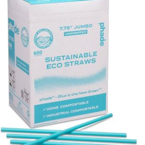 PHADE STRAW UN WRAPPED 7.75" 10/600