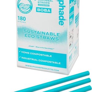 PHADE STRAW UN WRAPPED BOBA 9" 4/180'S