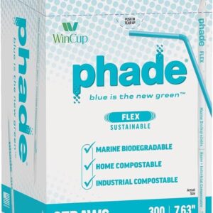 PHADE STRAW FLEX WRAPPED 7.63" (8.5" EXTENDED) 10/300'S