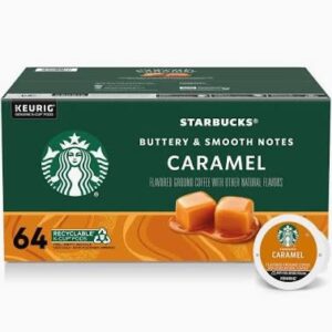 STARBUCKS COFFEE CARAMEL KCUPS 64'S